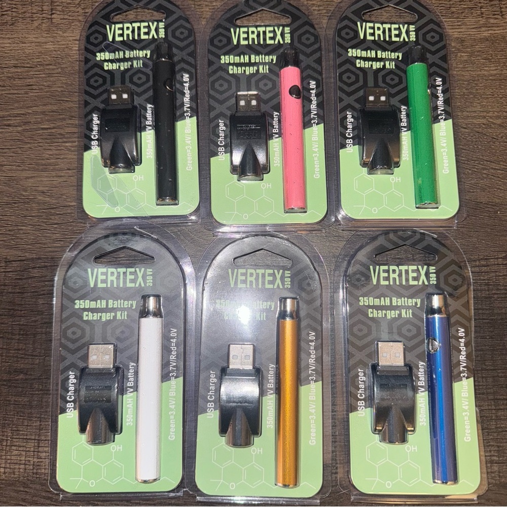 x1 Vertex 350mAh Battery Charger Kit - Multi-Color Set
